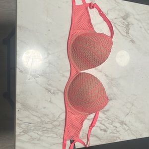 Victoria’s Secret pink and nude angels bra, 34DD